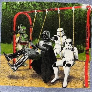 Star Wars Darth Vader At the Playground Sz XL